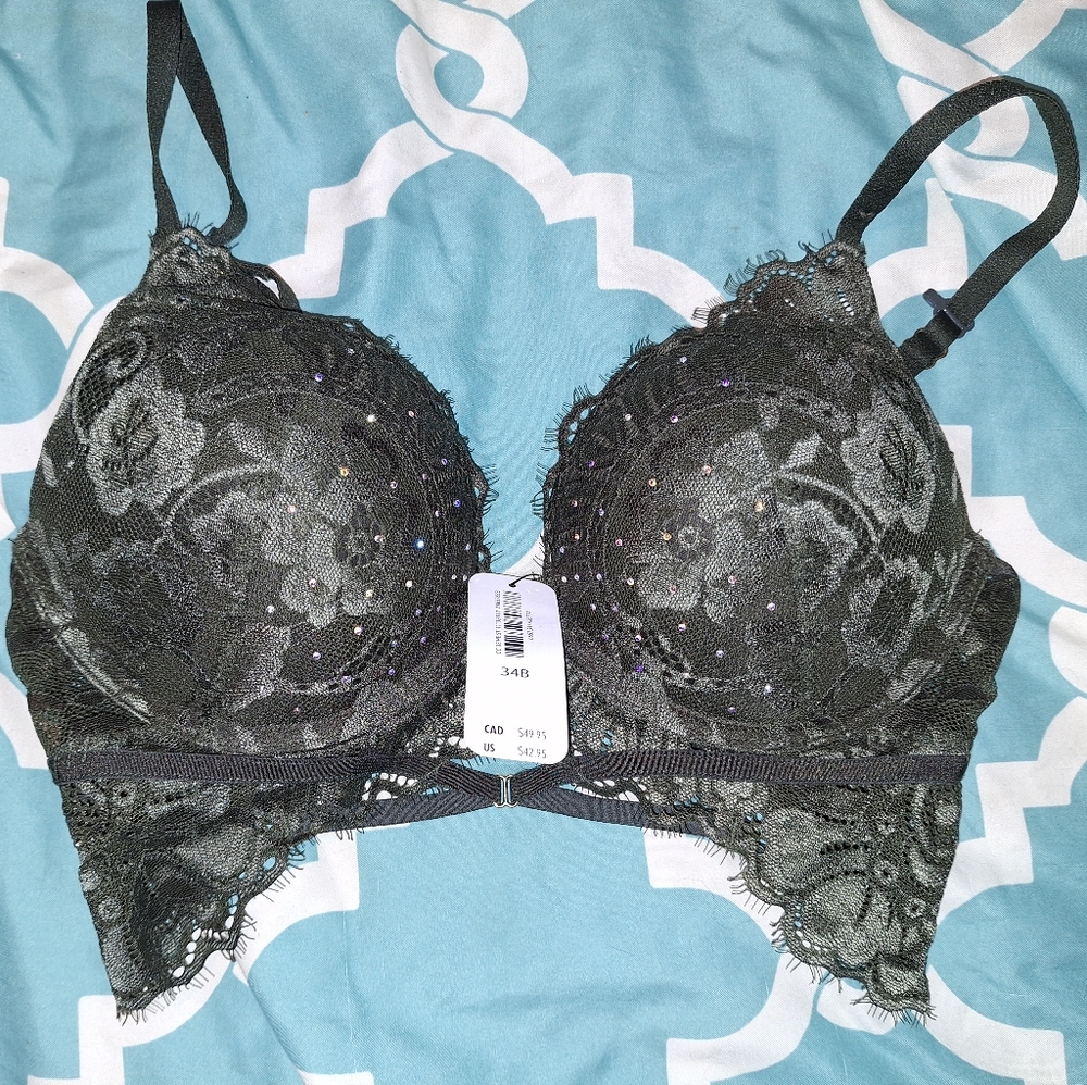 Hello Sugar Green Lace Bra